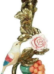 Candlestick Bird Gold - Large - 28,5 cm