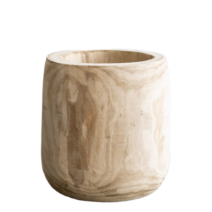 Pot - Hout lichtbruin - Pia pot - L - H31 W29
