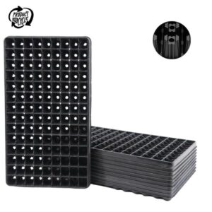 Plants by Frank | set van 10 WeCycle Kweektrays 54x31cm | Gerecycled tray | 10 x 108 Plantgaten | Kweekbak, Plantenbak, Kweekbak | Kweekset voor in kas | zaai en stek tray