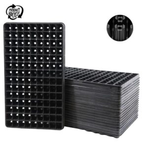 Plants by Frank | set van 20 WeCycle Kweektrays 54x31cm | Gerecycled tray | 20 x 108 Plantgaten | Kweekbak, Plantenbak, Kweekbak | Kweekset voor in kas | zaai en stek tray