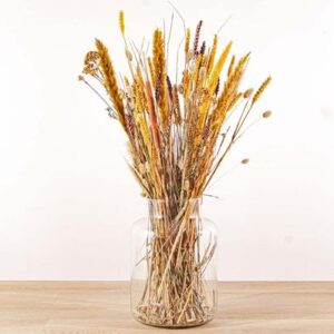 Droogbloemen boeket - Yellow & Brown - Droogboeket - 70 cm - FH013