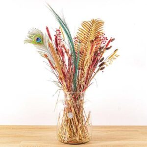 Droogbloemen boeket - Christmas Gold - Droogboeket - 70 cm
