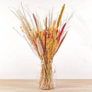 Droogbloemen boeket - Orange XL - Droogboeket - 70 cm