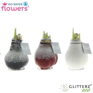 No Water Flowers Waxz Snow - 3 stuks - Ø7 cm - ↕15 cm