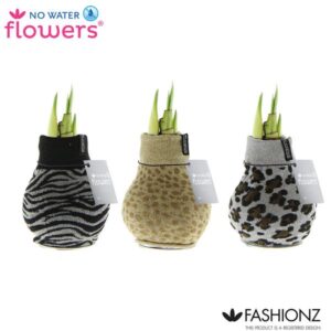 No Water Flowers Fashionz Animal Print - 3 stuks - Ø7 cm - ↕15 cm