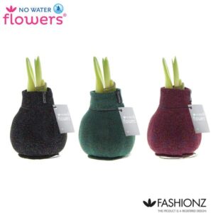 No Water Flowers Fashionz Patternz Shine - 3 stuks - Ø7 cm - ↕15 cm