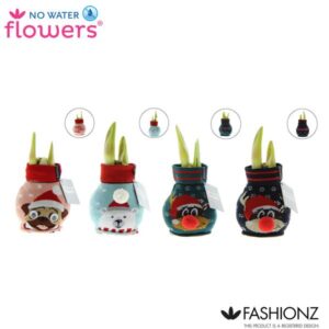 No Water Flowers Fashionz Silly Mix - 4 stuks - Ø7 cm - ↕15 cm