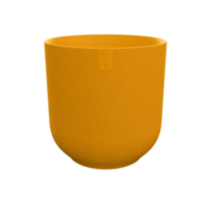 Pot Elho Jazz Round Amber Yellow - D23