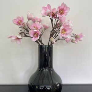 Kunstbloemen - Magnolia bloem Roze x8 -65cm