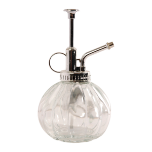 Plantensproeier helder/ zilver - Glas - L 8,8 x D 8,8 x H 15,4 0,25 liter