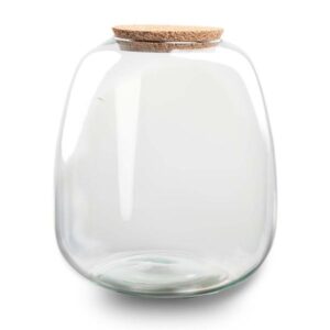 Terrarium fles met verlichting - Emma - Ø 23 cm ↑ 25 cm