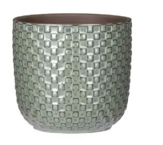 Mini pot relief groen D7