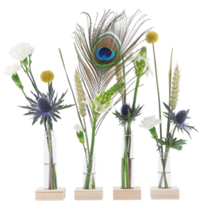 Flower Fest - brievenbus bloemen, incl. vaasjes en standaard