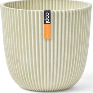 Capi Pot Nature Groove Made With Zaagsel Beige - D25cm