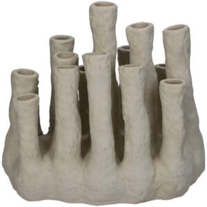 Bloemenhouder XL - Koraal - Ecru - Meertuitenvaas