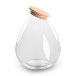 Terrarium fles met kurk - Drop XXL - Ø 34 cm ↑ 43 cm