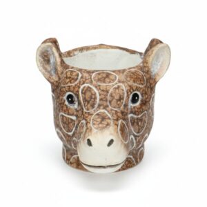 Planter Giraf D11/14x11cm - Bruin - D11/14x11cm