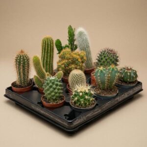 Cactus Set van 12 - ↑ 8–12 cm