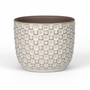 Mini pot relief wit D7